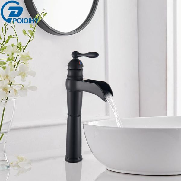 bronze black basin faucet white /black baking brass sink mixer tap & cold waterfall bathroom one hole faucets
bronze black basin faucet white /black baking brass sink mixer tap & cold waterfall bathroom one hole faucets