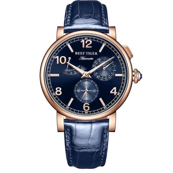 wristwatches reef tiger/rt 2021 luxury men leather strap calendar rose gold case genuine analog automatic watches rga1978, Slivery;brown
wristwatches reef tiger/rt 2021 luxury men leather strap calendar rose gold case genuine analog automatic watches rga1978, Slivery;brown