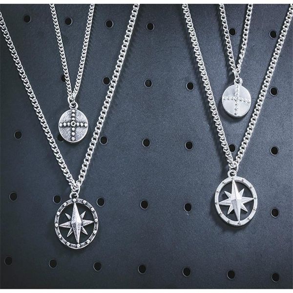 pendant necklaces 2021 personality cross square metal double-deck hip hop long chain cool simple necklace for women men jewelry gifts, Silver
pendant necklaces 2021 personality cross square metal double-deck hip hop long chain cool simple necklace for women men jewelry gifts, Silver