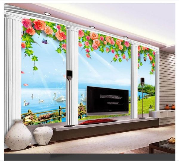 wallpapers custom european style mural po wallpaper swan lake beauty rose flower vine roman column wall bedroom decoration painting
wallpapers custom european style mural po wallpaper swan lake beauty rose flower vine roman column wall bedroom decoration painting
