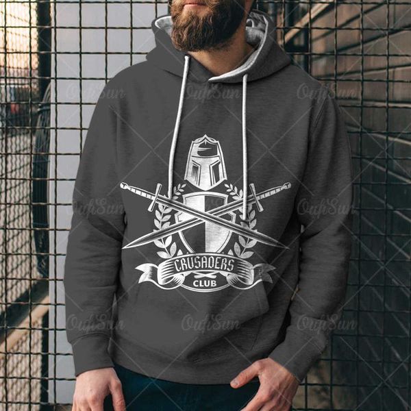 men's hoodies & sweatshirts catholic knight print sweatshirt men oversized hip hop catholicism cross pattern hooded long sleeve casual, Black
men's hoodies & sweatshirts catholic knight print sweatshirt men oversized hip hop catholicism cross pattern hooded long sleeve casual, Black