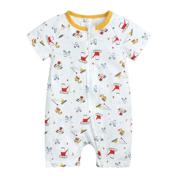 cartoon baby boys rompers newborn summer cotton clothes short sleeve bodysuits kids' clothing pijama 210413, Blue
cartoon baby boys rompers newborn summer cotton clothes short sleeve bodysuits kids' clothing pijama 210413, Blue