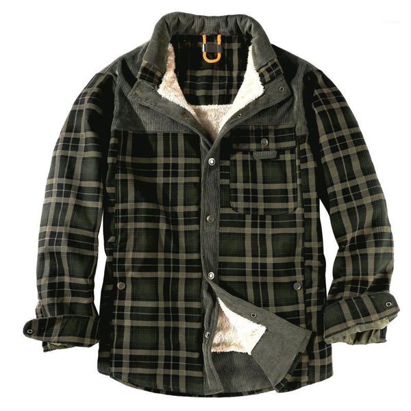plaid corduroy shirt men autumn winter casual thick warm shirts camisa masculina chemise homme male military wool fleece coats men's ja, Black;brown
plaid corduroy shirt men autumn winter casual thick warm shirts camisa masculina chemise homme male military wool fleece coats men's ja, Black;brown