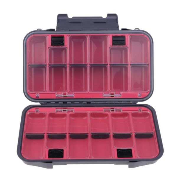 piece double layer fishing tackle box lure hook gear storage holder 24 compartments press-button switch pesca accessories
piece double layer fishing tackle box lure hook gear storage holder 24 compartments press-button switch pesca accessories