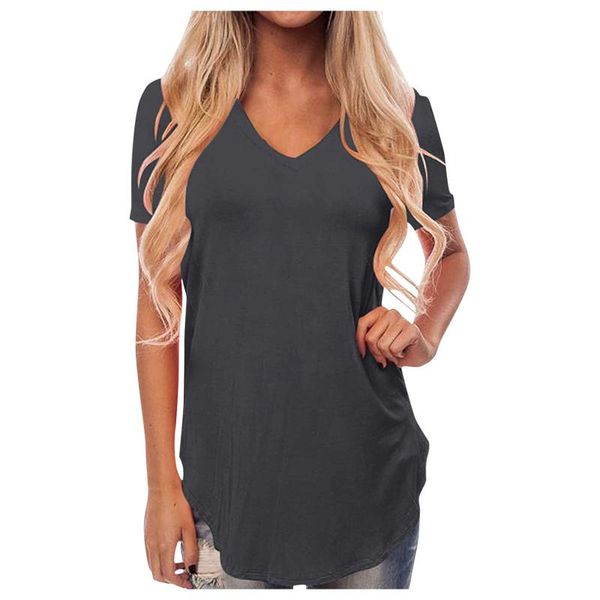 women's blouses & shirts blouse short sleeve solid color v neck elegant summer loose casual fashion woman blusas camisas de mujer, White
women's blouses & shirts blouse short sleeve solid color v neck elegant summer loose casual fashion woman blusas camisas de mujer, White
