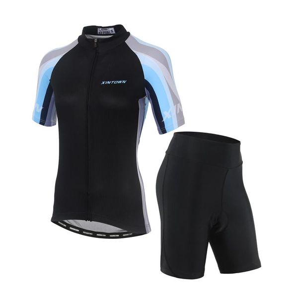 racing sets yocene wholesale polyester triathlon jersey women printing bicycle wear oem short e-bike clothing china set, Black;blue
racing sets yocene wholesale polyester triathlon jersey women printing bicycle wear oem short e-bike clothing china set, Black;blue