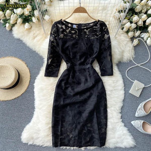 party dresses summer office lace midi dress women o neck half sleeve high waist pencil vestidos mujer elegnat vintage ladies, White;black
party dresses summer office lace midi dress women o neck half sleeve high waist pencil vestidos mujer elegnat vintage ladies, White;black