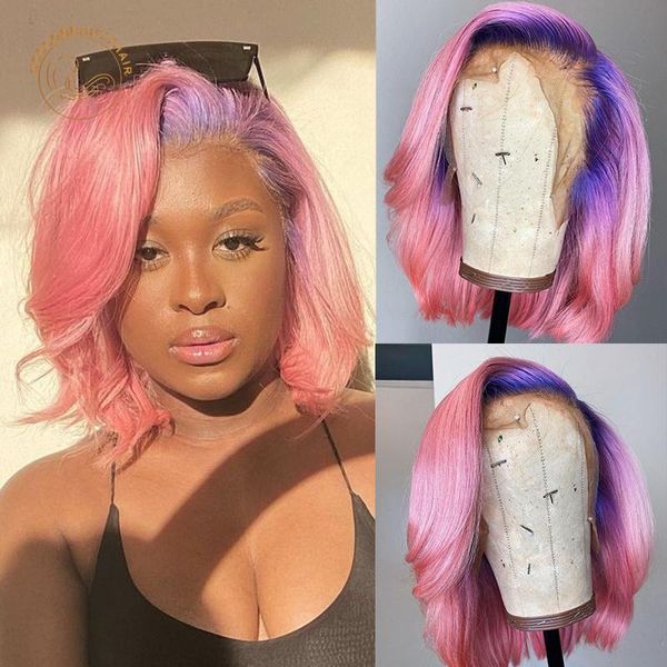 lace wigs ombre color bob front human hair 13x4 colored short frontal wig 2 tones closure, Black;brown
lace wigs ombre color bob front human hair 13x4 colored short frontal wig 2 tones closure, Black;brown