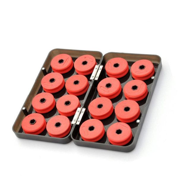 16pcs foam spools line box winding board fishing shaft lure hook rig bait storage case tackle accessories
16pcs foam spools line box winding board fishing shaft lure hook rig bait storage case tackle accessories