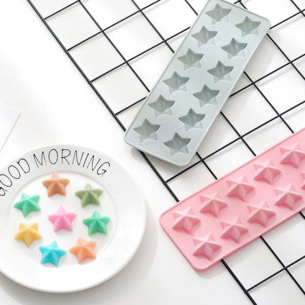 craft tools 12 holes stars 3d handmade flexible silicone soap mold diy chocolate biscuit stome cake decors fondant
craft tools 12 holes stars 3d handmade flexible silicone soap mold diy chocolate biscuit stome cake decors fondant