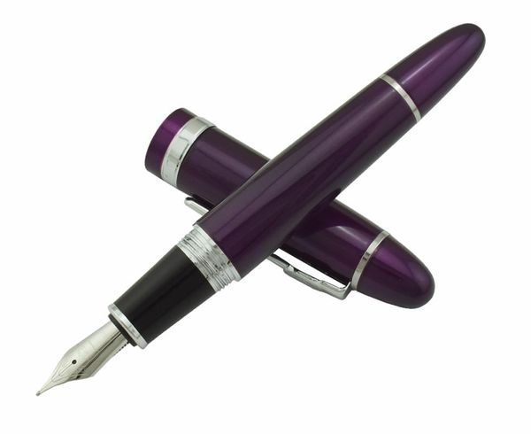 fountain pens jinhao 159 big size metal pen purple 18kgp medium nib 0.7mm silver clip ink for writing office business school
fountain pens jinhao 159 big size metal pen purple 18kgp medium nib 0.7mm silver clip ink for writing office business school