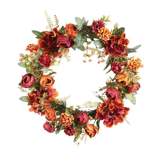 christmas fall wreaths artificial wreath ornaments front door decor with beautiful flower clusters for easter #/ decorative flowers & 
christmas fall wreaths artificial wreath ornaments front door decor with beautiful flower clusters for easter #/ decorative flowers &