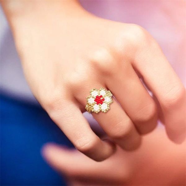 cluster rings women boho gold anillos mujer jewelry miyuki ring flower sweet romantic bohemia girl weeding party gift, Golden;silver
cluster rings women boho gold anillos mujer jewelry miyuki ring flower sweet romantic bohemia girl weeding party gift, Golden;silver