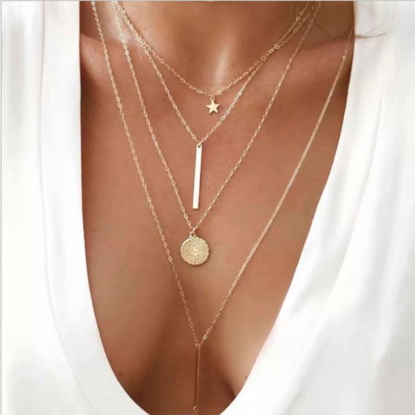 bohemian multilayer choker necklace cross pendant necklaces for women charm punk gold chain trendy words jewelry party gift anniversary than, Silver
bohemian multilayer choker necklace cross pendant necklaces for women charm punk gold chain trendy words jewelry party gift anniversary than, Silver
