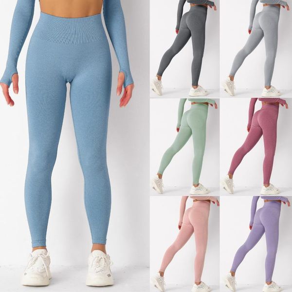 yoga outfit ladies gym sports fitness leggings trousers solid color seamless knitted tight high waist hip lift casual elastic
yoga outfit ladies gym sports fitness leggings trousers solid color seamless knitted tight high waist hip lift casual elastic