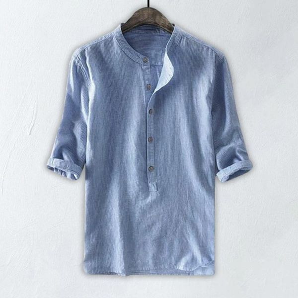 men's t-shirts men shirts home pure color button linen solid half sleeve retro t blouse clothing for camisetas, White;black
men's t-shirts men shirts home pure color button linen solid half sleeve retro t blouse clothing for camisetas, White;black