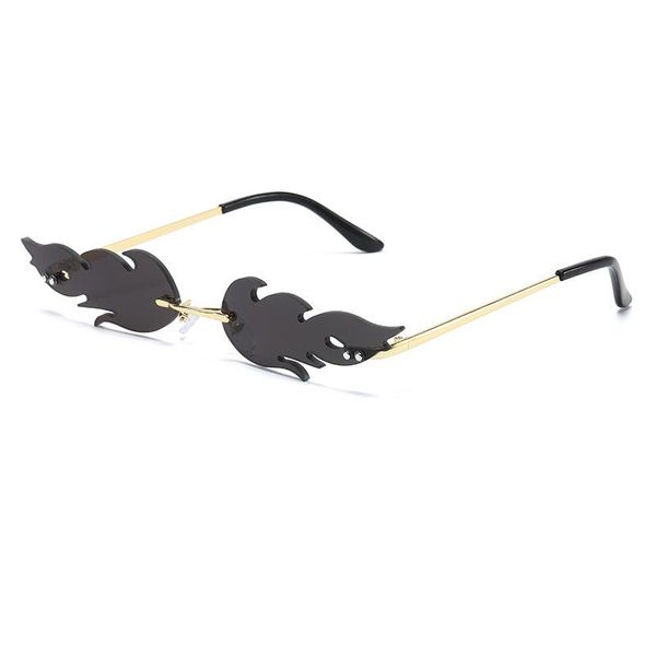 fashion sunglasses frames flame dazzling color fireworks women's party bar metal glasses silver frame, Black
fashion sunglasses frames flame dazzling color fireworks women's party bar metal glasses silver frame, Black