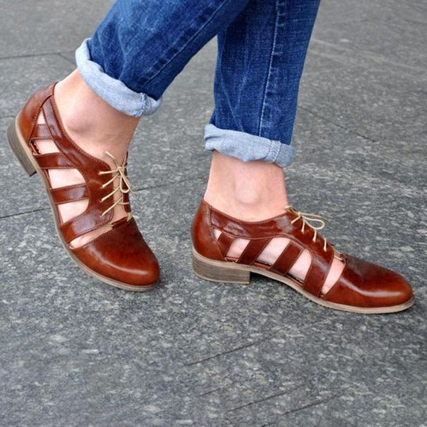 dress shoes pu leather women lace up hollow out casual ladies pumps summer cross strappy chunky heels sandals zapatos mujer big size, Black
dress shoes pu leather women lace up hollow out casual ladies pumps summer cross strappy chunky heels sandals zapatos mujer big size, Black
