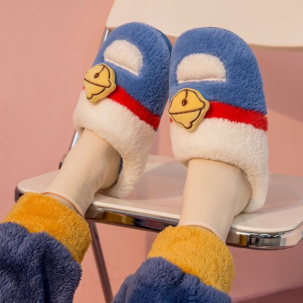 2022 new cotton slippers female autumn and winter home indoor cute cartoon lovers warm wool wool male, Black
2022 new cotton slippers female autumn and winter home indoor cute cartoon lovers warm wool wool male, Black