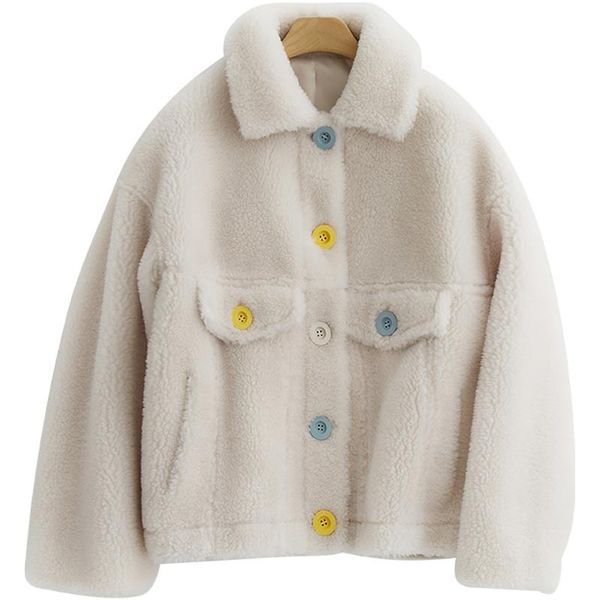 women's fur & faux sheep shearling coat winter jacket real wool coats and jackets women clothes 2022 abrigo mujer my, Black
women's fur & faux sheep shearling coat winter jacket real wool coats and jackets women clothes 2022 abrigo mujer my, Black
