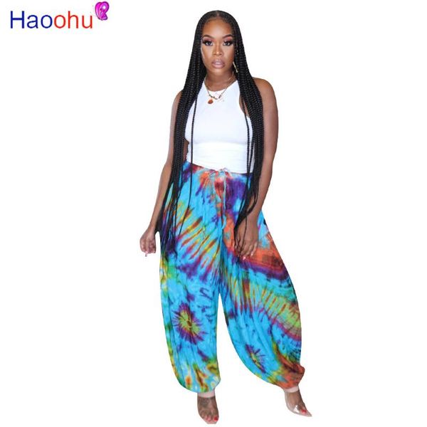 women's pants & capris haoohu women summer tie dye print haren loose hip hop streetwear fashion trousers, Black;white
women's pants & capris haoohu women summer tie dye print haren loose hip hop streetwear fashion trousers, Black;white