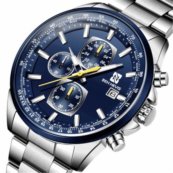 wristwatches ben nevis simplicity mens quartz watch sport business waterproof men chronograph male military clock relogio masculino, Slivery;brown
wristwatches ben nevis simplicity mens quartz watch sport business waterproof men chronograph male military clock relogio masculino, Slivery;brown