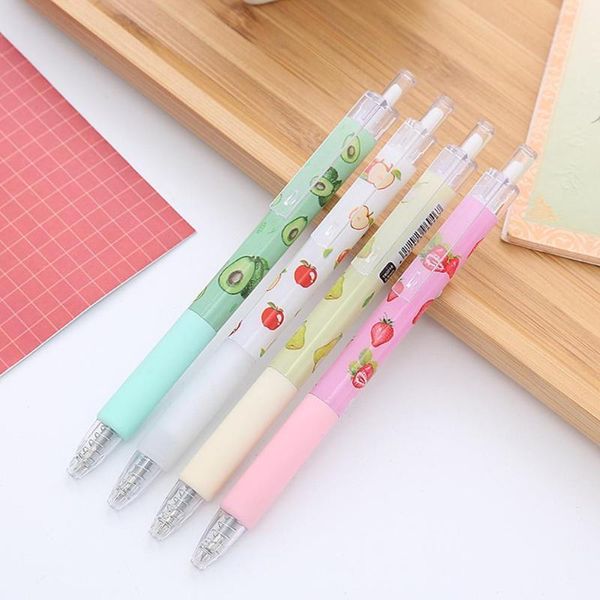 gel pens 1pc fruit avocado pen 0.5mm black ink apple pear press style replaceable refill office school writing
gel pens 1pc fruit avocado pen 0.5mm black ink apple pear press style replaceable refill office school writing
