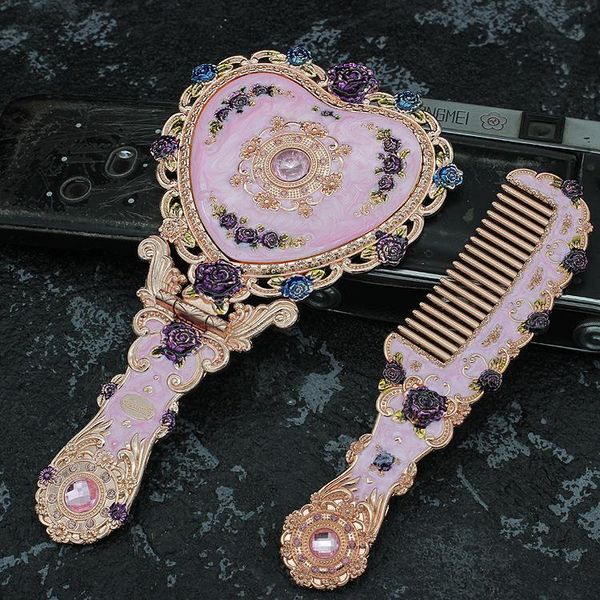 mirrors european large size retro classic make-up mirror comb set hand hold cosmetic with handle for gifts hzj017
mirrors european large size retro classic make-up mirror comb set hand hold cosmetic with handle for gifts hzj017