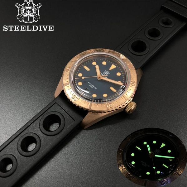 wristwatches steeldive 1965s automatic watch sapphire nh35 bronze dive men mechanical watches cusn8 c3 luminous, Slivery;brown
wristwatches steeldive 1965s automatic watch sapphire nh35 bronze dive men mechanical watches cusn8 c3 luminous, Slivery;brown