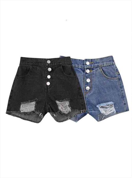 summer kids girls casual jeans ripped holes solid color denim clothes shorts dark blue black clothing
summer kids girls casual jeans ripped holes solid color denim clothes shorts dark blue black clothing