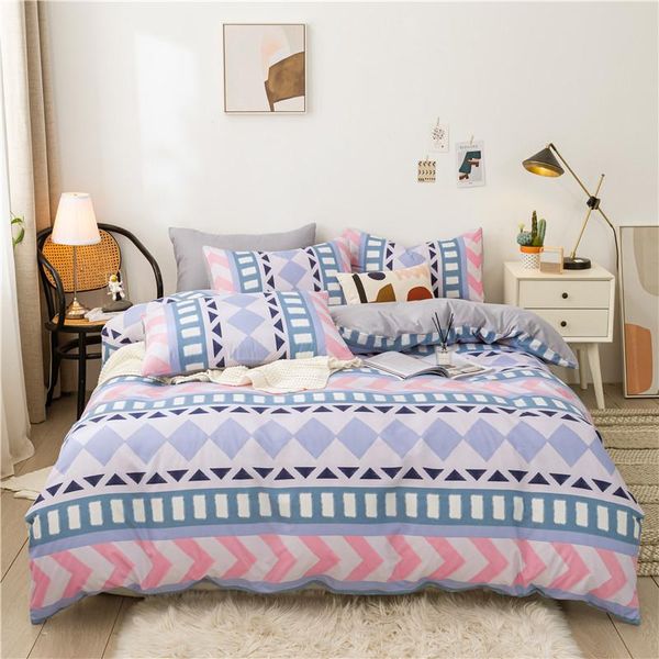 the home is contracted wind stripe pull flower pillowcase quilt cover sheet 4 pieces bedding sets
the home is contracted wind stripe pull flower pillowcase quilt cover sheet 4 pieces bedding sets