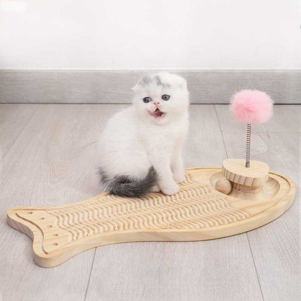 solid wood cat scratch board nest resistant turntable one self hi toy stick ball toys
solid wood cat scratch board nest resistant turntable one self hi toy stick ball toys