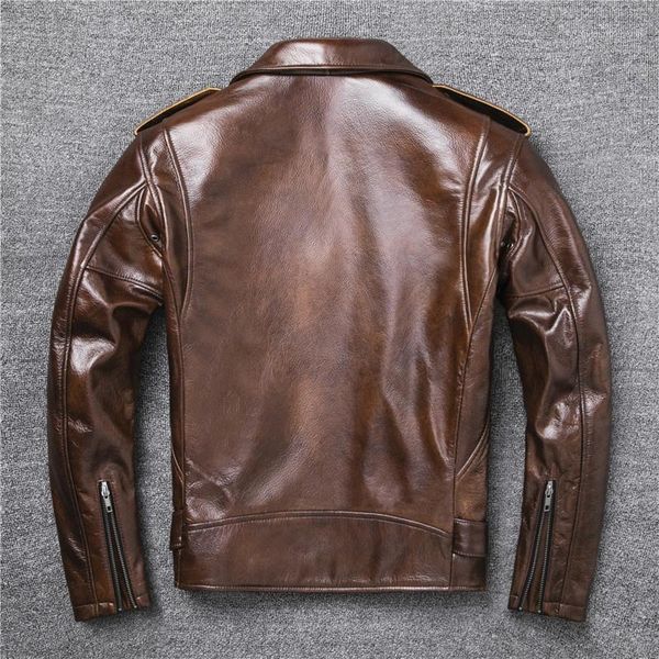 men's leather & faux 2021 dark brown motorcycle style genuine jacket men plus size 5xl real natural cowhide autumn slim short biker, Black
men's leather & faux 2021 dark brown motorcycle style genuine jacket men plus size 5xl real natural cowhide autumn slim short biker, Black