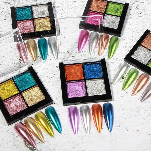 nail glitter 4 colors solid mirror powder gold silver metallic dust holographics laser aurora for decoration, Silver;gold
nail glitter 4 colors solid mirror powder gold silver metallic dust holographics laser aurora for decoration, Silver;gold