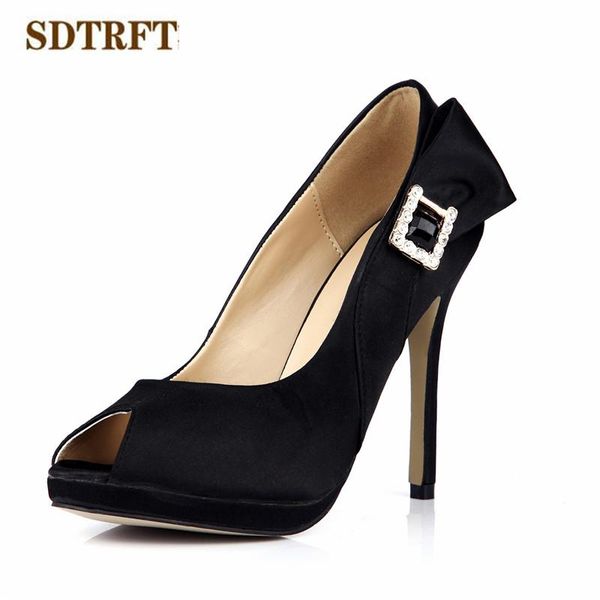 plus:35-42 43 diamonds buckle sandals zapatos mujer 12cm thin high-heeled shoes woman stiletto peep toe pumps dress, Black
plus:35-42 43 diamonds buckle sandals zapatos mujer 12cm thin high-heeled shoes woman stiletto peep toe pumps dress, Black