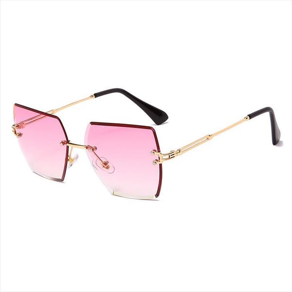square rimless sunglasses women metal sun glasses brand lady shades uv400 eyewear oculos gafas de sol, White;black
square rimless sunglasses women metal sun glasses brand lady shades uv400 eyewear oculos gafas de sol, White;black