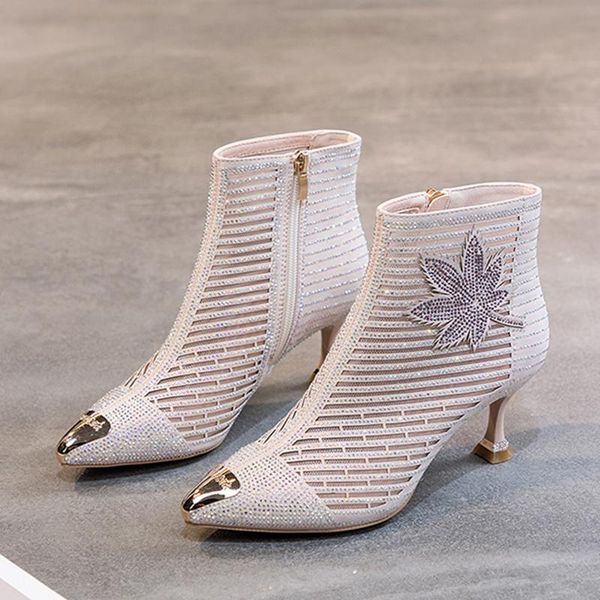 boots 2021 superfine fiber women ankle fashion net cloth peep toe high heel shoes zipper ladies casual party, Black
boots 2021 superfine fiber women ankle fashion net cloth peep toe high heel shoes zipper ladies casual party, Black