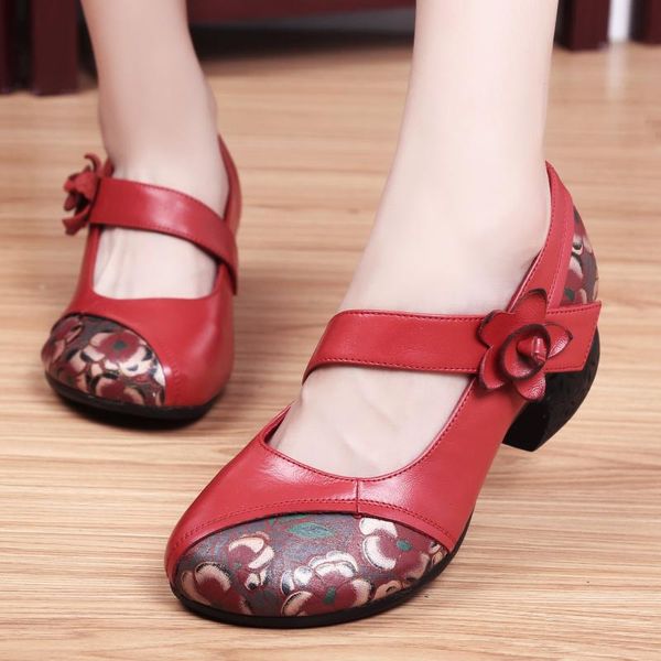 dress shoes careaymade-genuine leather shoes, ethnic style ladies'single with rough middle heel and shallow mouth, Black
dress shoes careaymade-genuine leather shoes, ethnic style ladies'single with rough middle heel and shallow mouth, Black