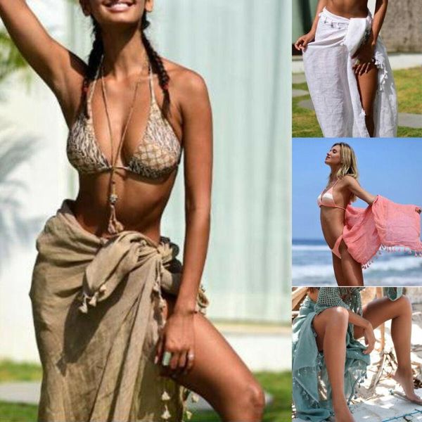 women ladies swimwear cover up beach skirts sarong chiffon skirt bikini maxi wrap women's, White;black
women ladies swimwear cover up beach skirts sarong chiffon skirt bikini maxi wrap women's, White;black