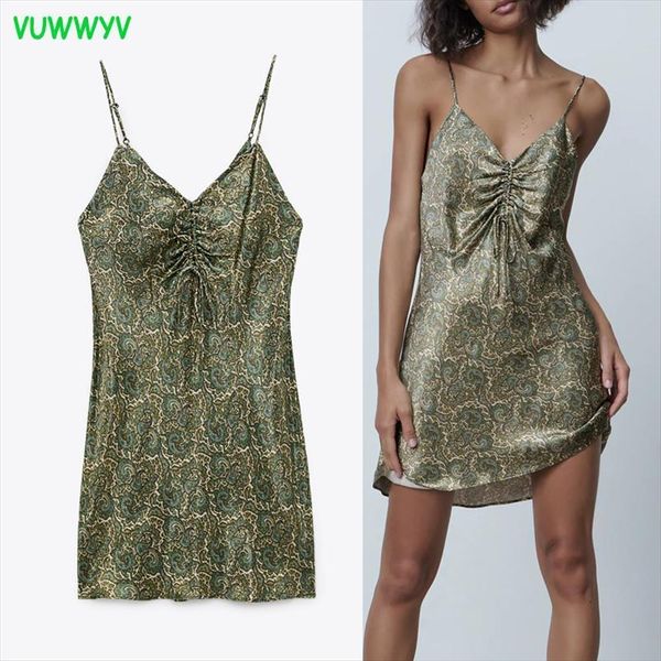 za flowing print slip mini women dresses summer backless thin adjustable strap woman front bow pleated vestidos, Black;gray
za flowing print slip mini women dresses summer backless thin adjustable strap woman front bow pleated vestidos, Black;gray