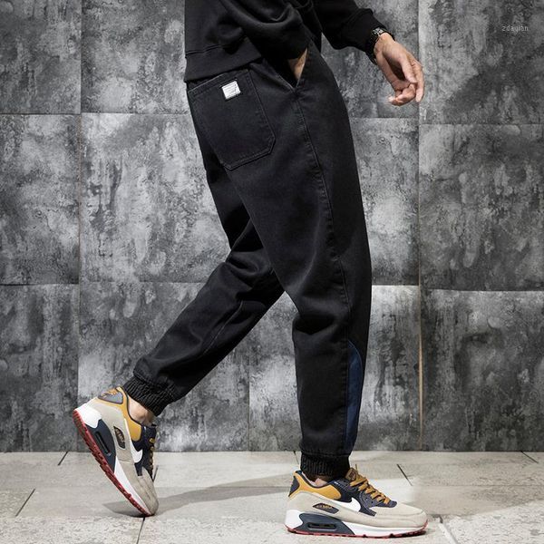 japanese style fashion men jeans loose fit black color blue stripe spliced cargo pants harem streetwear hip hop men's
japanese style fashion men jeans loose fit black color blue stripe spliced cargo pants harem streetwear hip hop men's