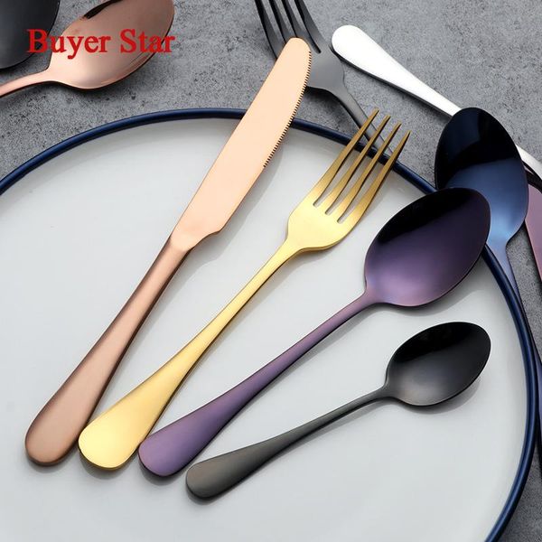 dinnerware sets gold set 1810 stainless steel cutlery 4 pieces black knife fork tableware silver cutleries western
dinnerware sets gold set 1810 stainless steel cutlery 4 pieces black knife fork tableware silver cutleries western