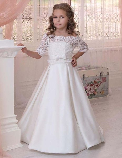 girl's dresses puffy long flower girl dress off the shoulder lace satin princess pageant gown children communion with ribbon, Red;yellow
girl's dresses puffy long flower girl dress off the shoulder lace satin princess pageant gown children communion with ribbon, Red;yellow