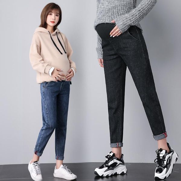 maternity bottoms 536# 2021 autumn korean fashion denim jeans elastic waist belly loose pants clothes for pregnant women pregnancy, White
maternity bottoms 536# 2021 autumn korean fashion denim jeans elastic waist belly loose pants clothes for pregnant women pregnancy, White