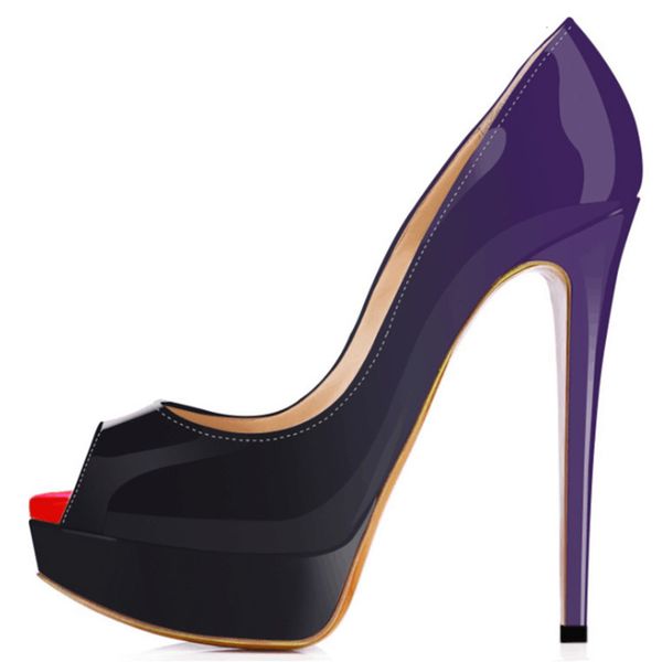 nico ultra high heels station pointed gradient two-color light mouth thin women's single sho, Black
nico ultra high heels station pointed gradient two-color light mouth thin women's single sho, Black