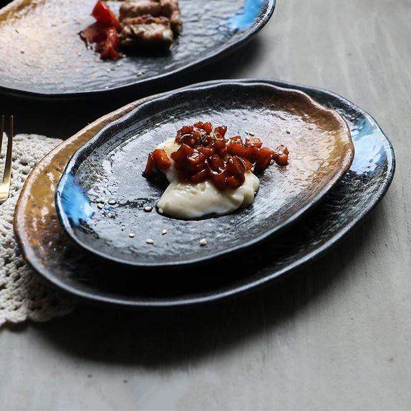 dishes & plates japanese ceramic plate household tableware oval dish sashimi sushi appetizer
dishes & plates japanese ceramic plate household tableware oval dish sashimi sushi appetizer