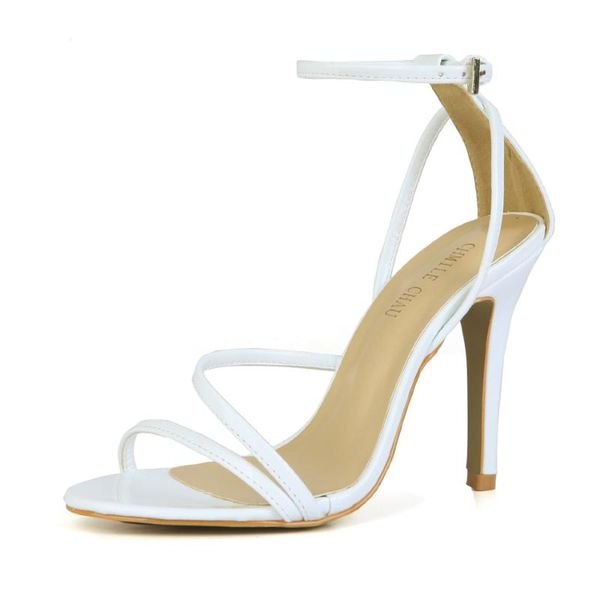 dress shoes patent bridals party open toe stiletto ankle strap women sandals chaussure sandales femmes mode fete soiree mariage 5186-9p, Black
dress shoes patent bridals party open toe stiletto ankle strap women sandals chaussure sandales femmes mode fete soiree mariage 5186-9p, Black
