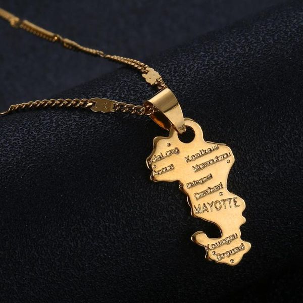pendant necklaces gold color map of territorial collectivity mayotte necklace french charm jewelry, Silver
pendant necklaces gold color map of territorial collectivity mayotte necklace french charm jewelry, Silver