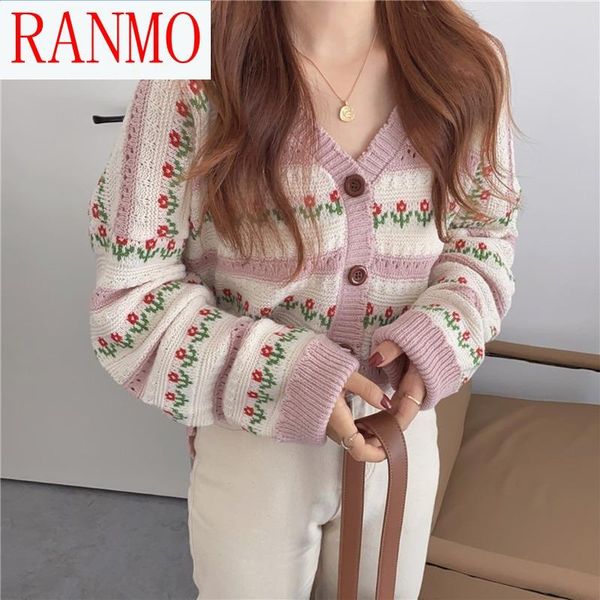 women's knits & tees sweaters for women korean kawaii flower knitted cardigan loose 2021 japanese coats pink cardigans, White
women's knits & tees sweaters for women korean kawaii flower knitted cardigan loose 2021 japanese coats pink cardigans, White