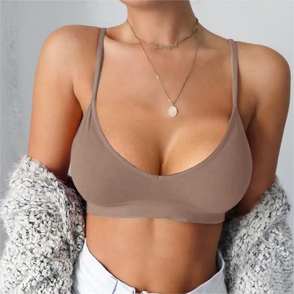 bras fashion women backless crop solid camis casual tank laides vest sleeveless brassiere, Red;black
bras fashion women backless crop solid camis casual tank laides vest sleeveless brassiere, Red;black